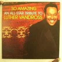 Luther Vandross So Amazing An All-star Tribute To Poster - £14.15 GBP
