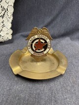 Vintage CHICAGO MOTOR CLUB HONOR MEMBER DOUBLE SIDED ASHTRAY CIGAR CIGAR... - £35.61 GBP