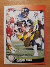 1991 Score #355 Merril Hoge - Pittsburgh Steelers - NFL - Fresh Pull - £1.45 GBP