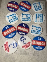 12-BIAGGI FOR MAYOR PIN - 1973 - NYC POLITICAL PINBACK BUTTONS - $9.49
