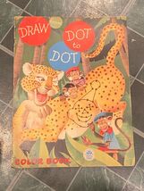Vintage 1951 Draw From Dot To Dot Book*Pre-Owned w/1 Picture Colored* BKSH - $18.99