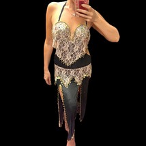Belly dance gypsy style professional baladi dress , only 1 Pcs fits size... - $169.00