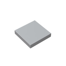100pcs Part 3068 Tile 2x2 Light Gray Classic Bricks Lot Building Pieces Blocks - £8.47 GBP