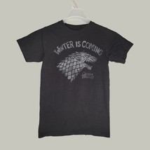 Game of Thrones Mens Shirt Small Winter is Coming Short Sleeve Black Cas... - £10.33 GBP