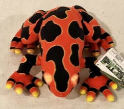Reptile Adventure Orange And Black Poison Dart Ford 9&quot; Plush New With Tags - £11.89 GBP
