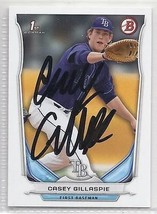 Casey Gillaspie SIgned Autographed Card 2014 Bowman Draft Pics and Prosp... - £7.46 GBP