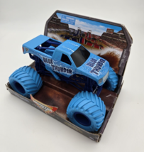 2024 Monster Jam Series Blue Thunder 1:24 Scale Die‑Cast Truck Package D... - $263.45 MXN