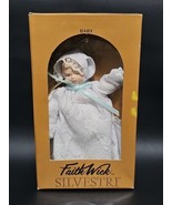 Vintage Faith Wick Silvestri Baby Doll Christening Gown Blue Bow  30008 ... - $347.44 MXN