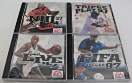 1997 Ea Sports Pc Game Lot Nhl Mlb Triple Play Nba Live Fifa Soccer Vtg No Key - $21.89