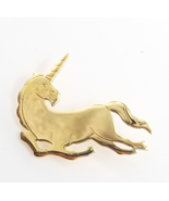 VTG Unicorns Mythical Horse Gold Tone Metal Pin Tie Tacks Avon Jewelry - $13.99