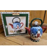 Debbie Mumm Snow Globe Teapot - Collector Series - £23.25 GBP
