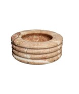 MID-CENTURY Italian Pink Marble Ashtray or Vide-Poche Catchall - $1,787.59 MXN