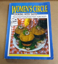 VINTAGE Women&#39;s Circle cooking with taste 1200+ Recipes Paperback Cookbook - £6.26 GBP