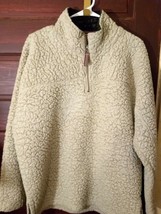 Women&#39;s Live Oak Brand Sherpa Pullover Quarter Zip Fleece Sweater Size: ... - $19.80