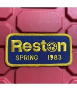 Reston Virginia Soccer Club League Blue Yellow Sew On Patch Vintage Spri... - $8.99