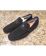 Men&#39;s Stacy Adams Quincy Moc Toe Bit Slip On Shoes Black Suede 25602-008... - $129.03 CAD