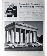 Plymouth to Plymouth Economy Run-1961 Vintage Print Ad - $159.24 MXN