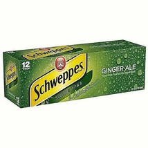 Schweppes Ginger Ale 12 oz Cans (Pack Of 12) Free Shipping - £19.46 GBP