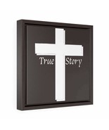 Square Framed Premium Gallery Wrap Canvas &quot;True Story&quot; - €33,93 EUR+