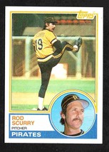 Pittsburgh Pirates Rod Scurry 1983 Topps Baseball Card #537 ! - £0.39 GBP