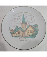 Vtg 1989 The United Church Roscoe NY Congregational Church Centennial Plate - $346.64 MXN