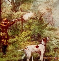 Bagging The Game Victorian Hunting Postcard 1900s Bird Dog PCBG11B - £15.46 GBP