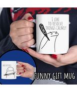 Calmly Patience Funny Sarcastic Novelty Mug Gift 11oz Humor Coffee Mug C... - $14.99