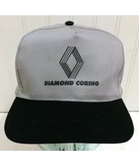 Vintage DIAMOND CORING Snapback Hat Advertising Ball Cap Adjustable Grey... - $33.37