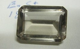 Topaz Smokey Loose Emerald Shape Gemstone 18X13X6.7MM - £6.29 GBP