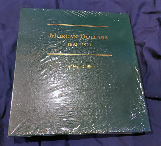 LITTLETON COIN BINDER BOOK (NEW - STILL SEALED)  MORGAN DOLLARS 1892-192... - $18.99