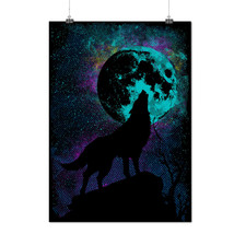 Howling Wolf Pack Wild Leader Matte/Glossy Poster A0 A1 A2 A3 A4 | Wellcoda - £6.25 GBP+