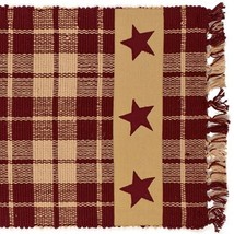 Star Burgundy Table Runner - 36 inch - £22.38 GBP