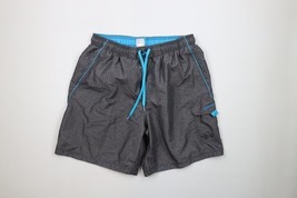 Speedo Mens Size XL Spell Out Chambray Lined Swimming Swim Trunks Shorts... - $499.69 MXN