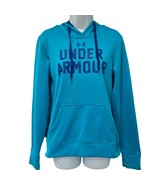 Under Armour Bright Blue Logo Semi-Fitted Athletic Hoodie Sweatshirt size S - $29.07 CAD