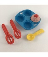 Fisher Price Fun With Food Pretend Baking Fun Muffin Beaters Lot Vintage... - $33.78 CAD