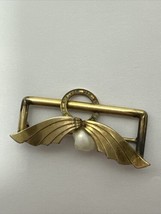 1940&#39;s Ladies 12k Gold Filled Brooch Marked Wells - £15.68 GBP