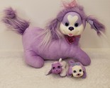 Puppy Surprise White Purple Sparkle Mom 2 Puppies Babies 2015 Boy Girl P... - $10.29