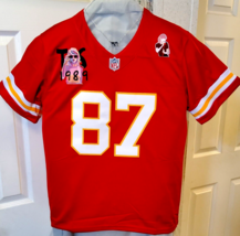 T Swiftie Youth Size 11-12  KC 87 Football Jersey With Theme 1989 Neckla... - $65.00