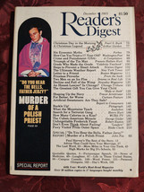Readers Digest December 1985 Christmas Pearl S Buck John Fox Frances Hallam Hurt - £5.42 GBP