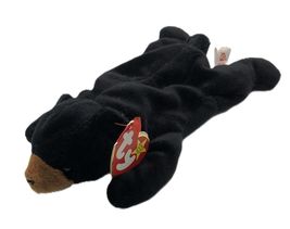 TY Beanie Baby Blackie The Bear 9 inches DOB 7/15/1994 - $8.95