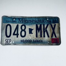2016  Minnesota Explore Passenger License Plate 048 MKX - $248.11 MXN