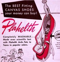 1958 Beachton Plahelths Sneakers Shoes Advertisement Vintage Fashion DWPP17 - $19.99
