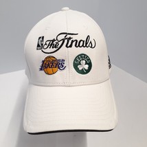 NBA Finals LA Lakers Boston Celtics Cap Adidas Embroidered Adjustable Strap Hat - £37.46 GBP
