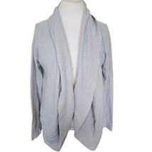 Barefoot Dreams CozyChic Lite Circle Cardigan Cacoon L XL Gray Sweater 452  - $28.85