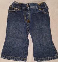Blue Jeans Denim  Size 3 / 6 Months Girls Old Navy Pull On Baby - £7.96 GBP