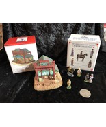 Liberty Falls 1998 - Dearly's Grocery Store and 5 pewter figurines - WK3 - $12.50