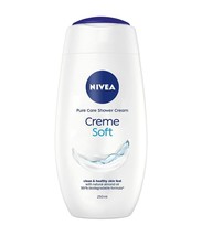 NIVEA Shower Gel, Crème Soft Body Wash, Women, 250ml / 8.45 fl oz (Pack ... - £13.56 GBP