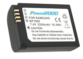 ED-BP1900/US ED-BP1900 Battery for Samsung NX1 EV-NX1ZZZBMBUS EV-NX1ZZZB... - £36.76 GBP