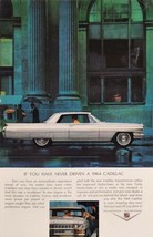 1964 Print Ad The &#39;64 Cadillac 2-Door Car Hydra-Matic Transmission - $13.48