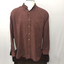 Buckhorn River Men&#39;s Button-down Long Sleeve Shirt, size  XXL Brick Red - £10.46 GBP